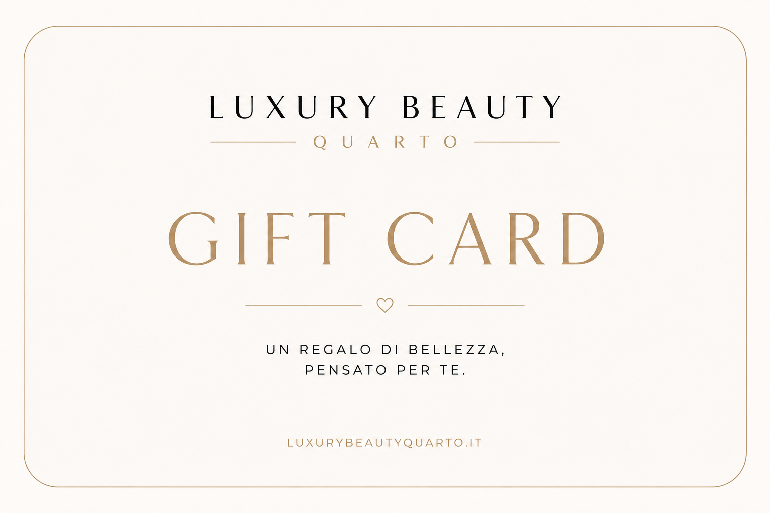 Gift Card By Luxury Beauty